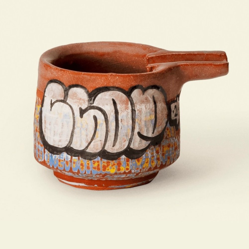 Houseplant (Seth Rogan) Ashtray by Roberto Lugo